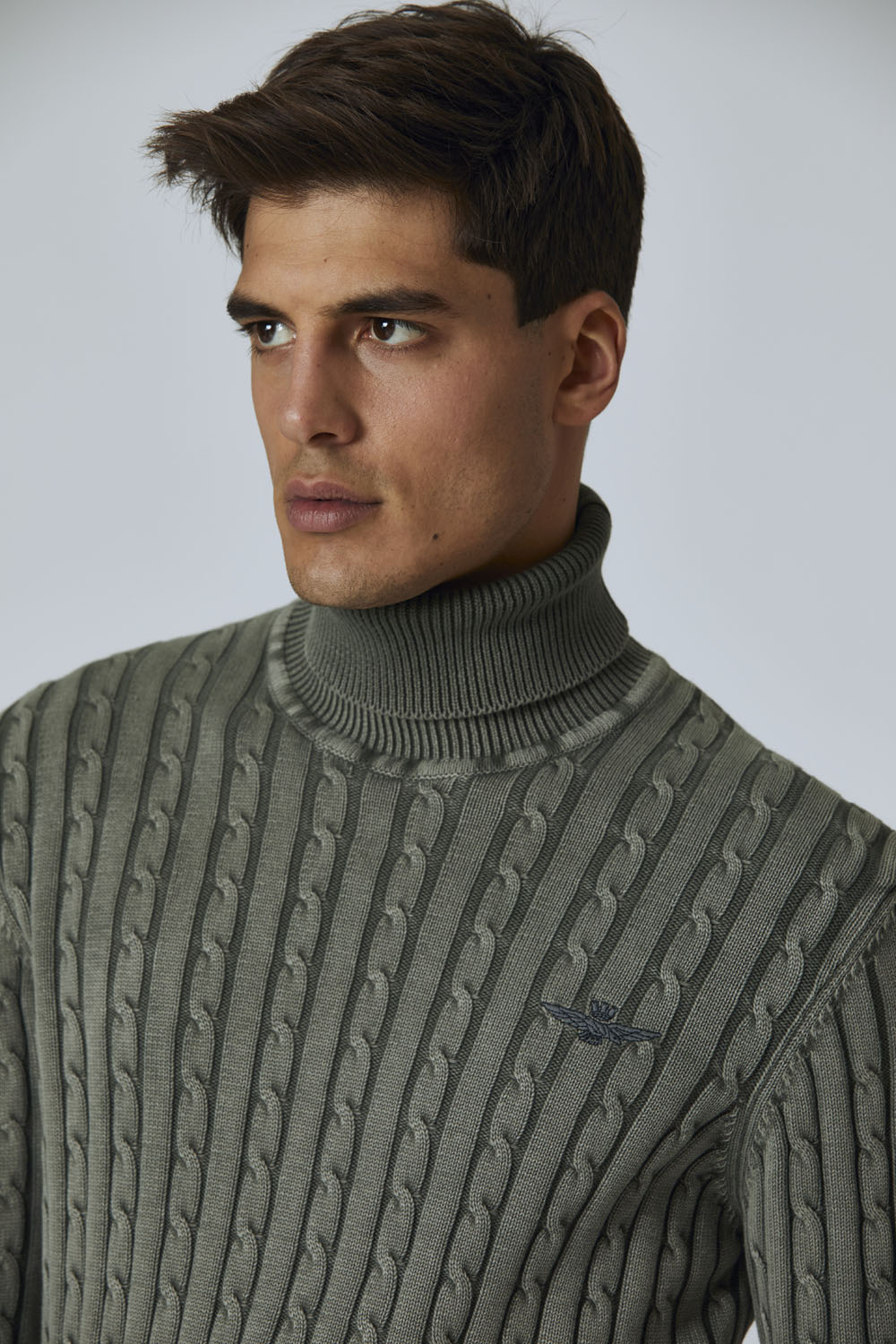 detail Svetr maglia collo alto 222MA1408L475