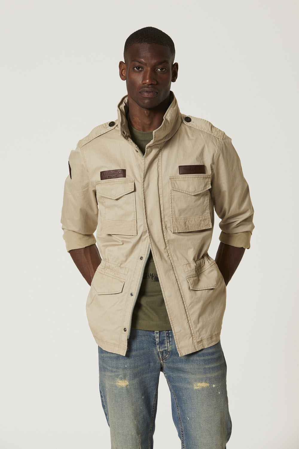 detail Bunda field jacket 231AB2063CT3013