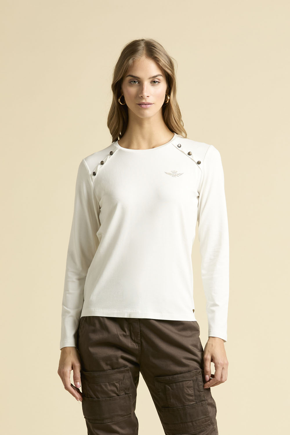 detail Tričko t-shirt manica lunga 252TS2457DJ00656
