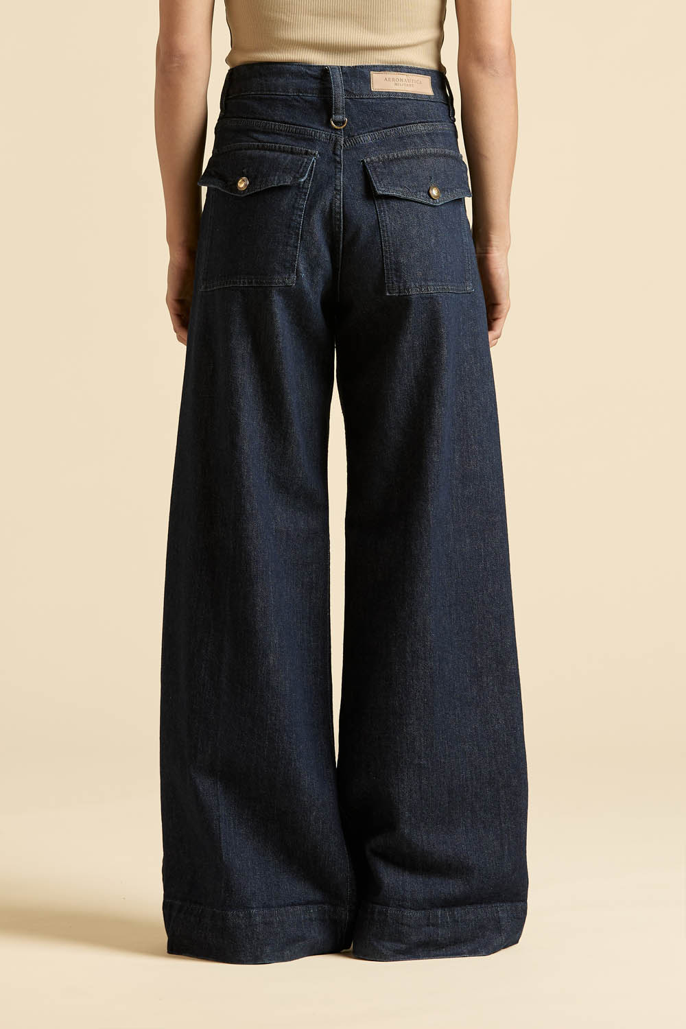 detail Kalhoty pantaloni palazzo 261PJ0207DCT04257
