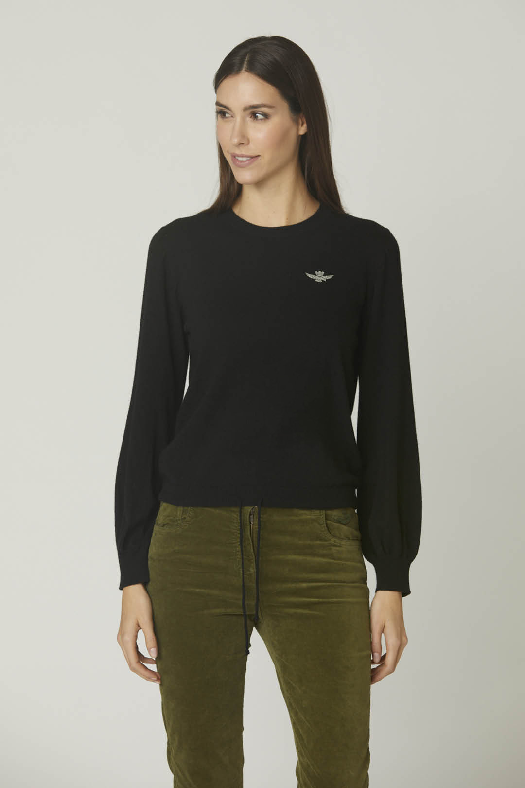 detail Svetr maglia girocollo 232MA1465DL476