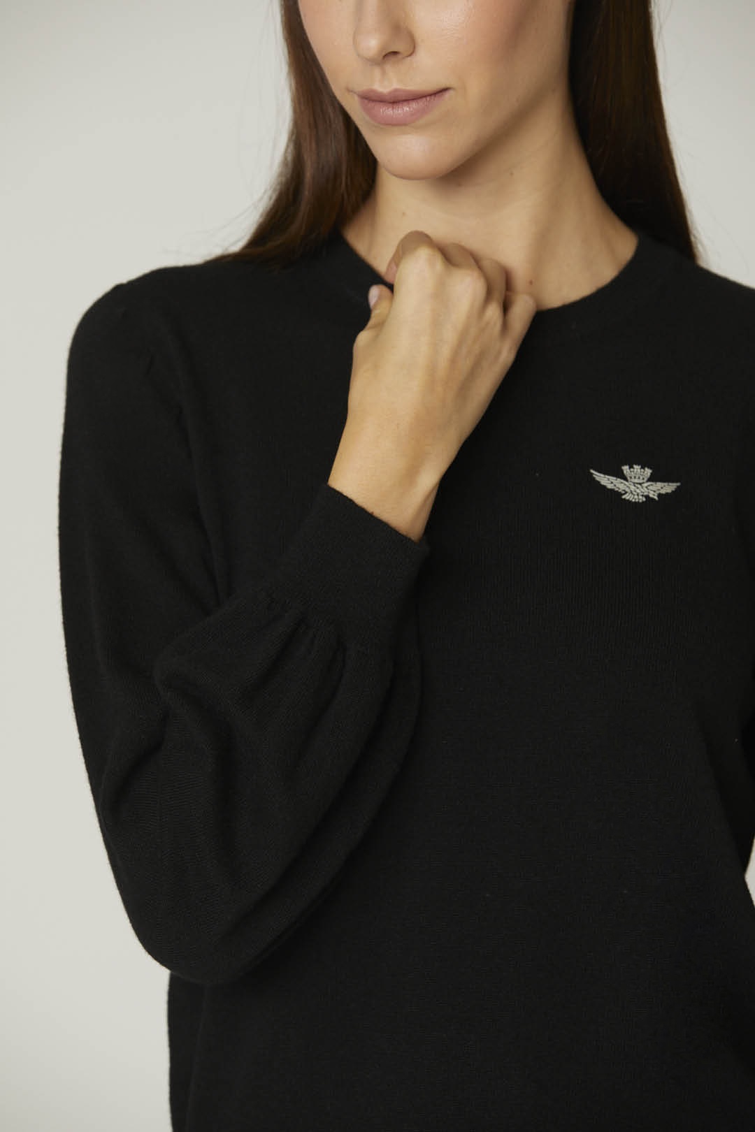 detail Svetr maglia girocollo 232MA1465DL476