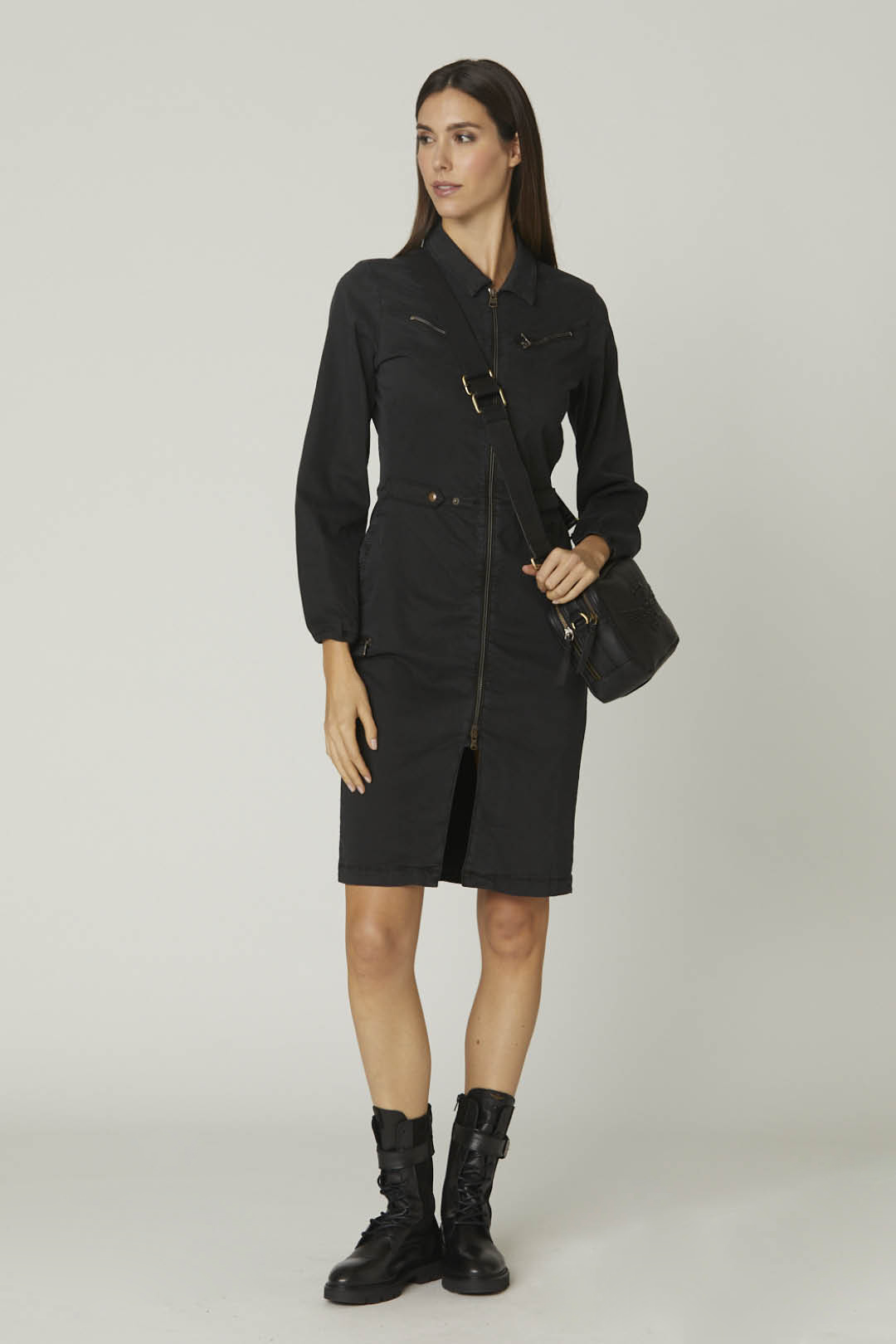 detail Šaty vestito c zip 232VE082DCT3191