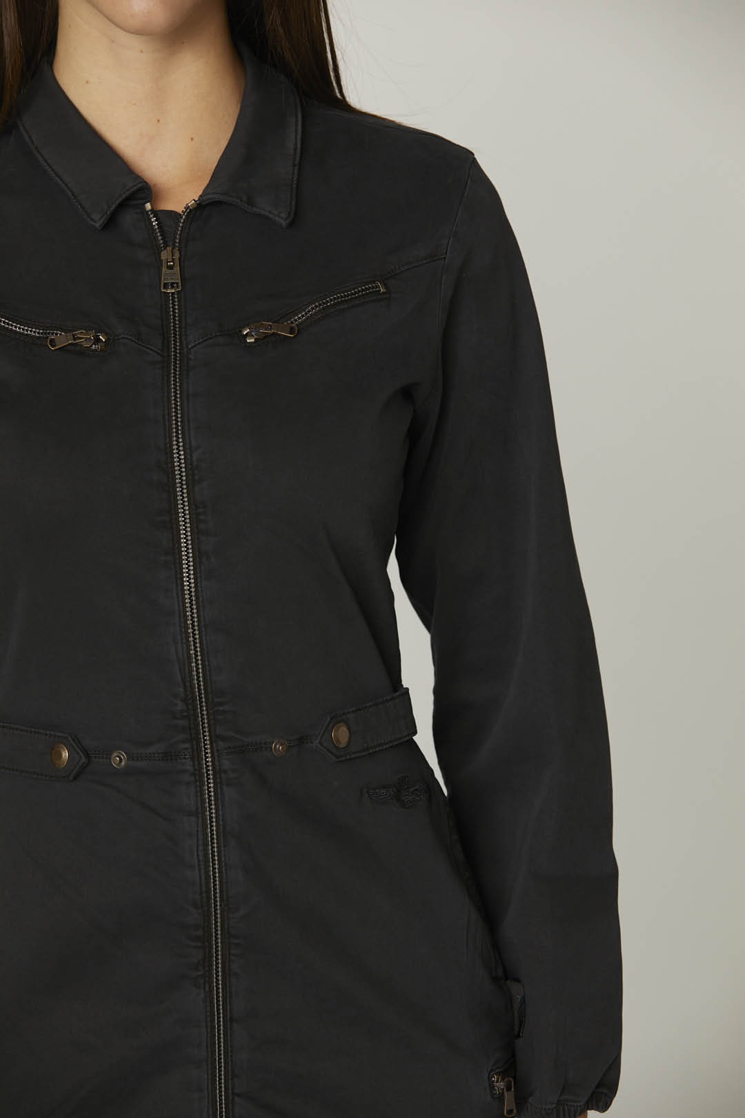 detail Šaty vestito c zip 232VE082DCT3191
