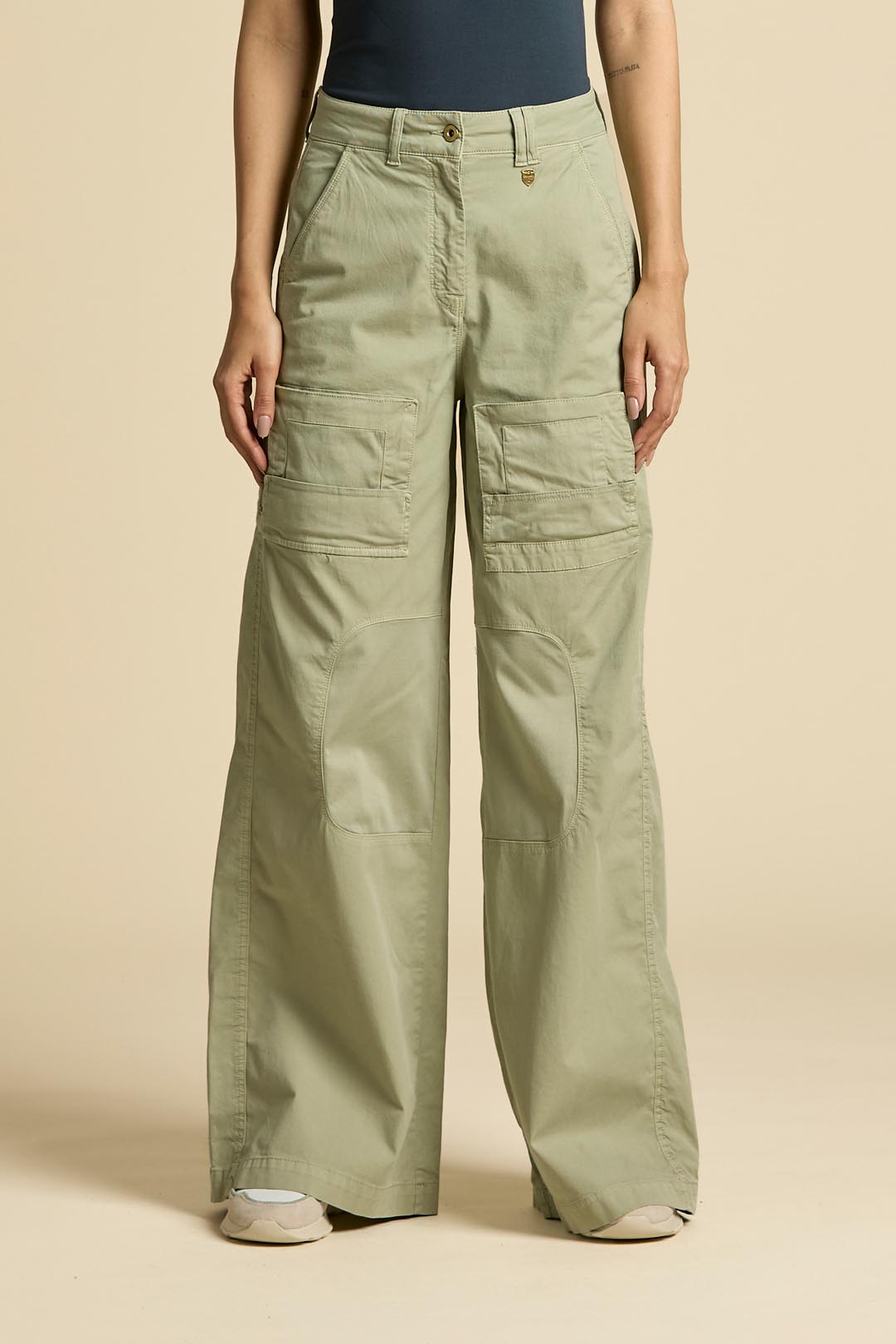 detail Kalhoty pantaloni palazzo 261PA1701DCT04281