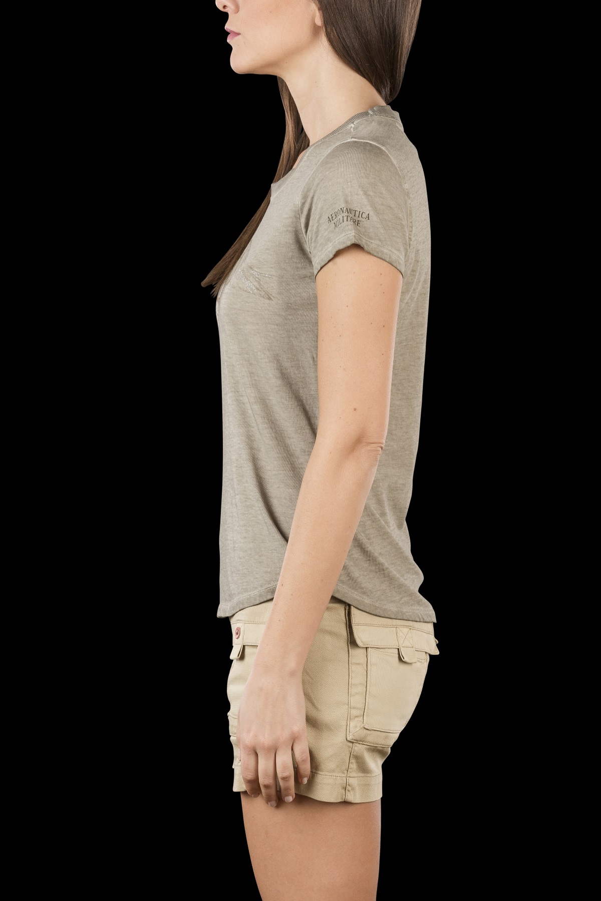 detail T-shirt girocollo 171TS1386DJ366