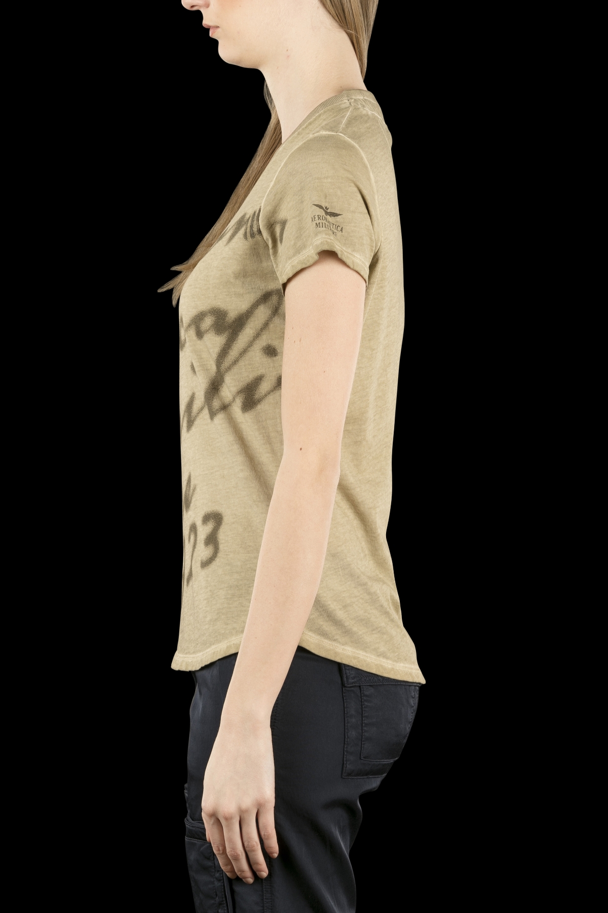 detail T-shirt scollo v 171TS1412DJ366