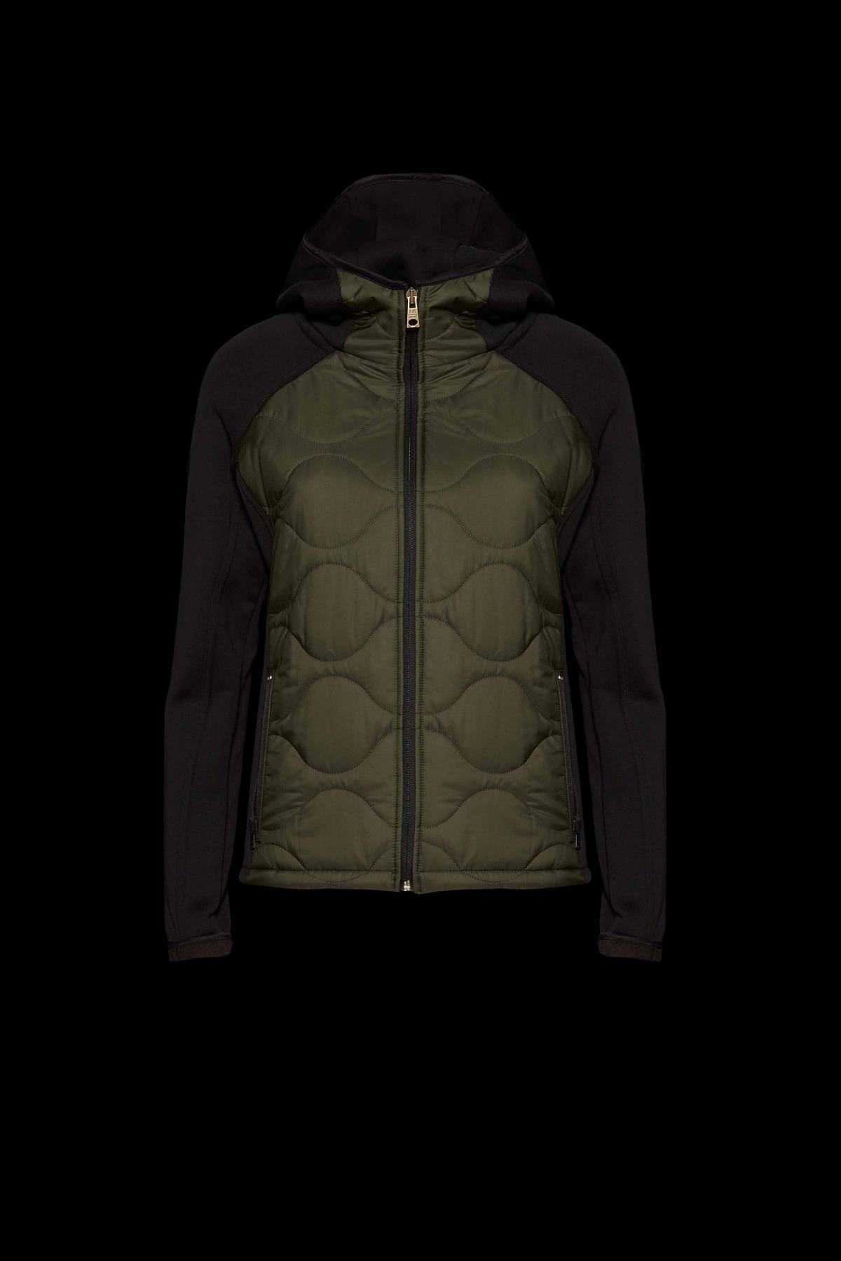 detail Bunda felpa nylon cappuccio 182AF241DCT2375