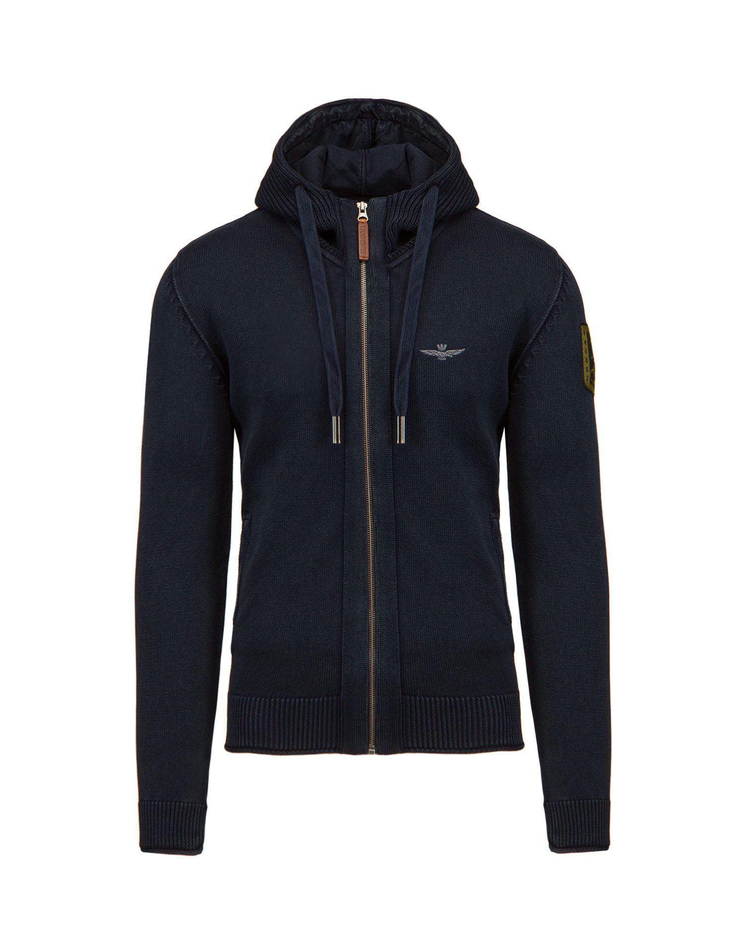 detail Svetr maglia c cappuccio 231MA1426L474
