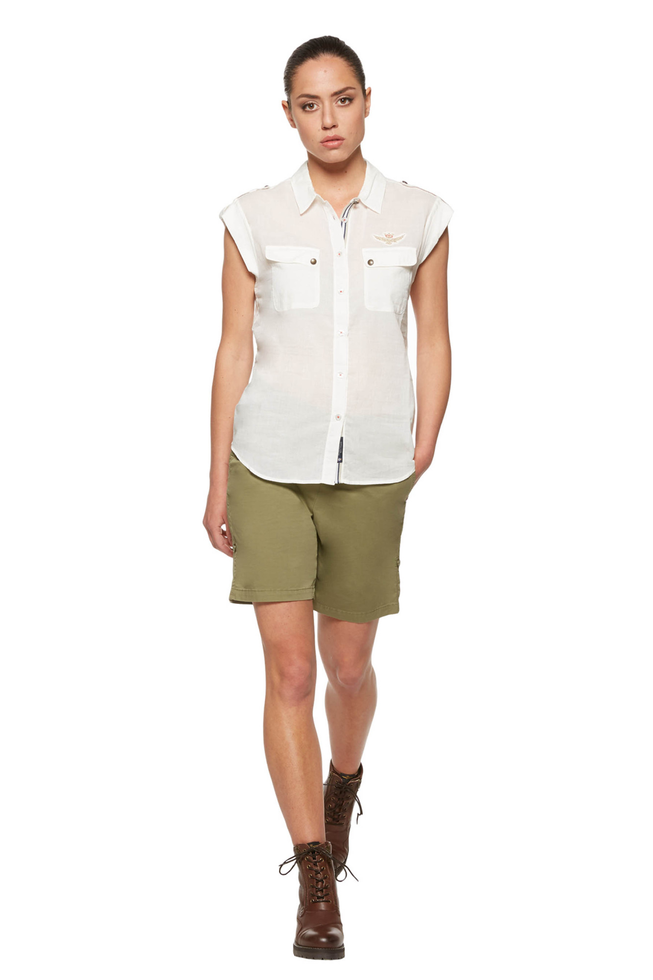 detail Košile camicia manica corta 191CA1108DCT2475