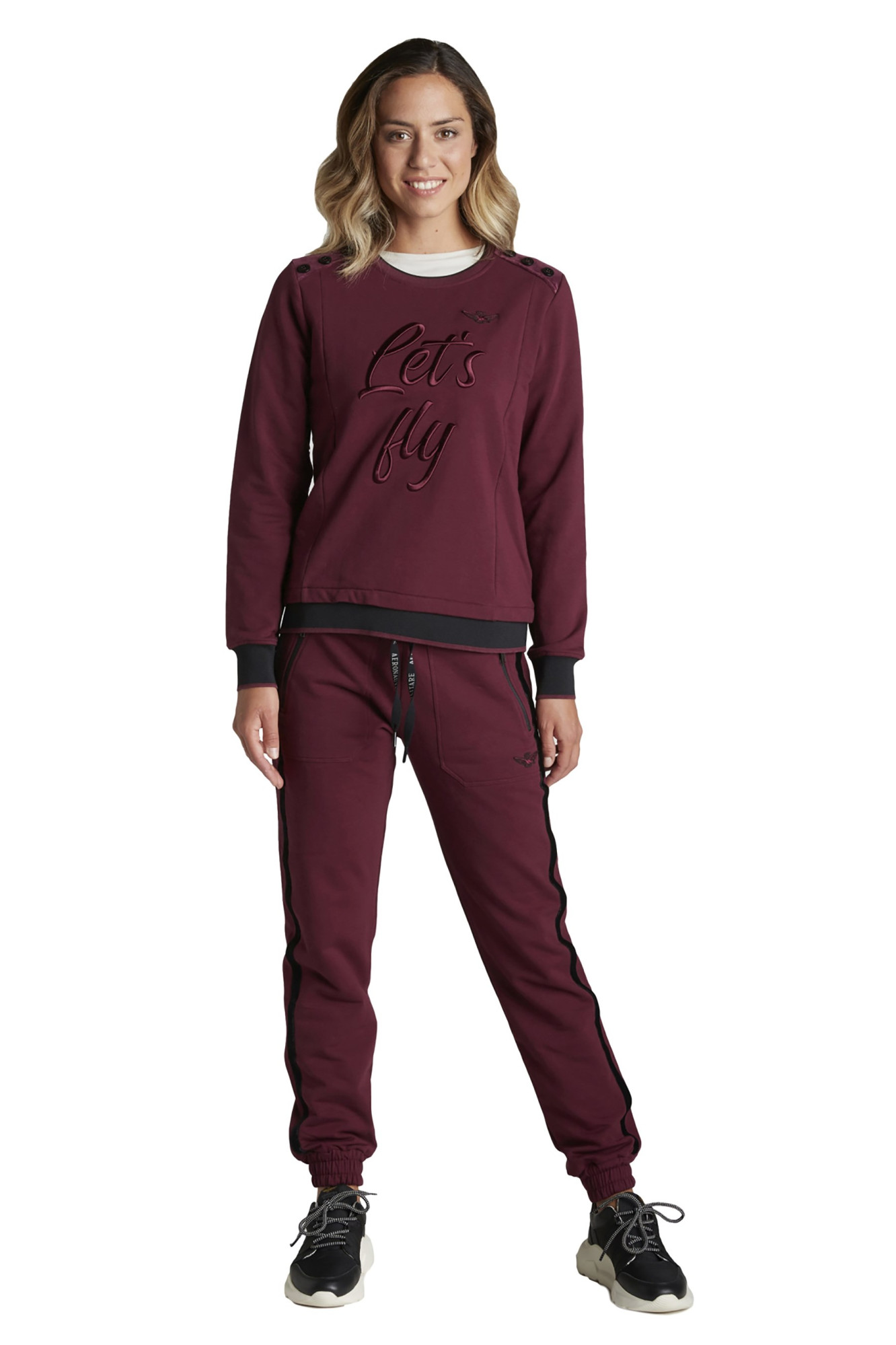 detail Kalhoty pantalone in felpa 202PF794DF336