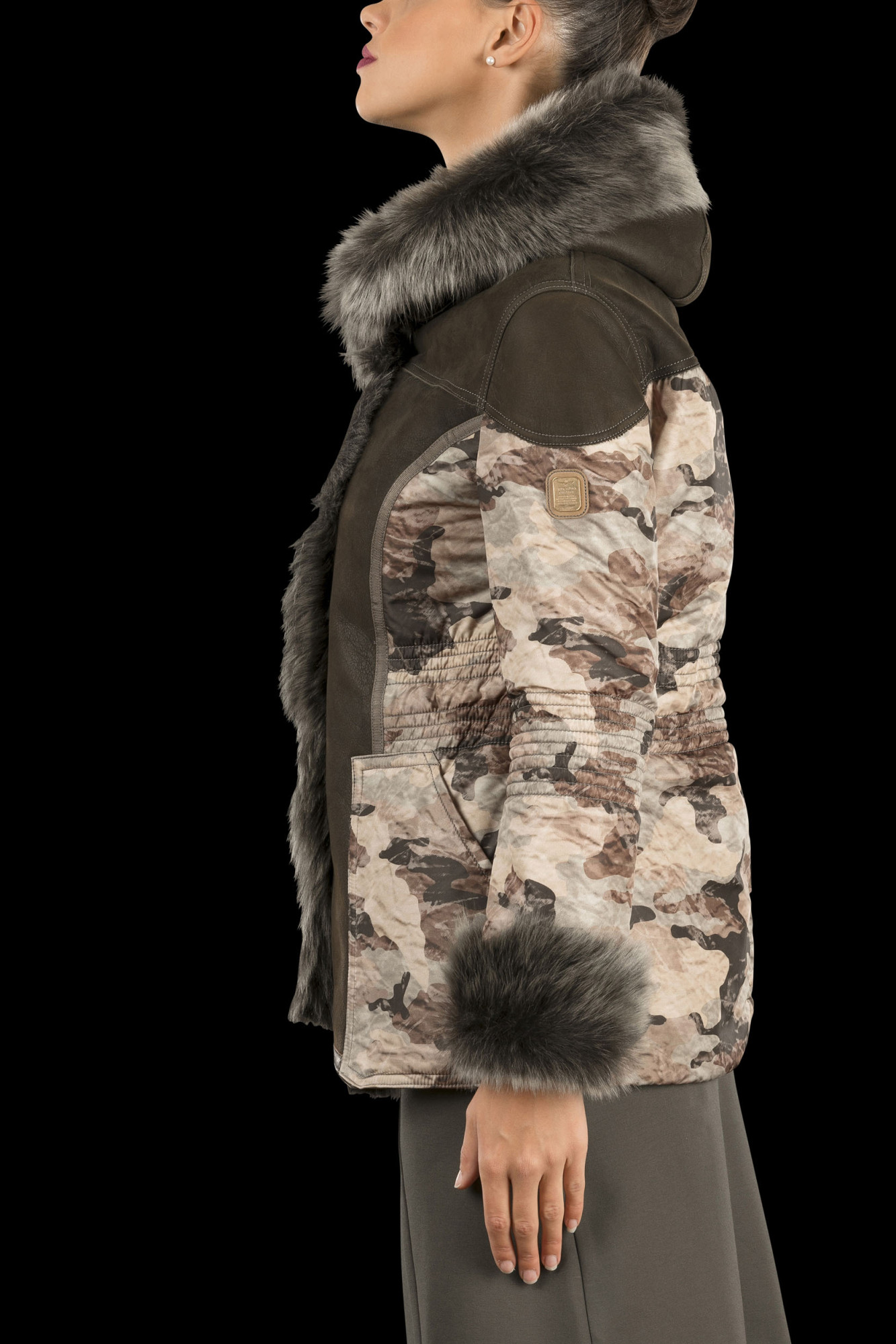 detail Bunda giacca c cappuccio 172AZ138DCT2144