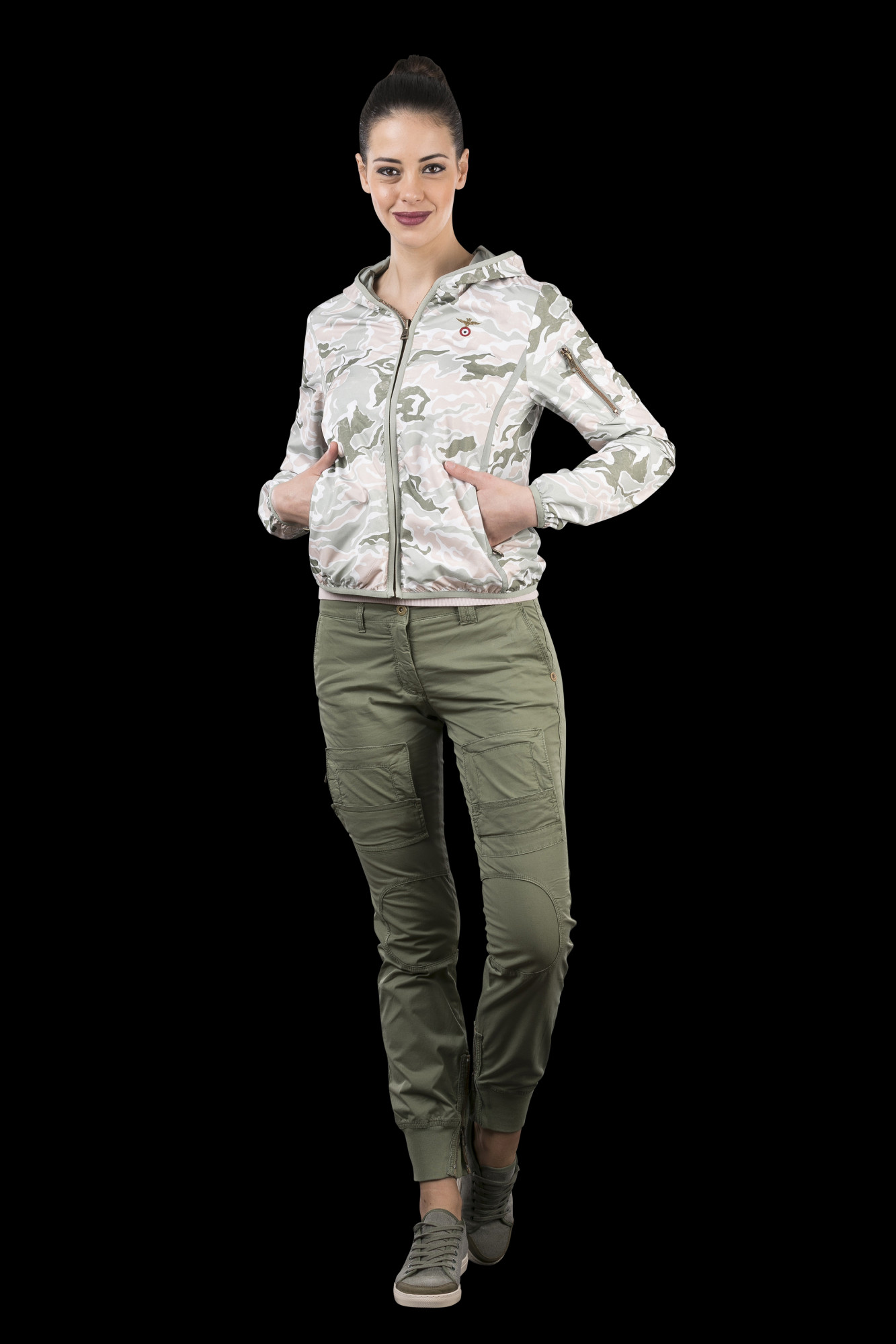 detail Bunda k-way reversibile 181AB1637DCT2256