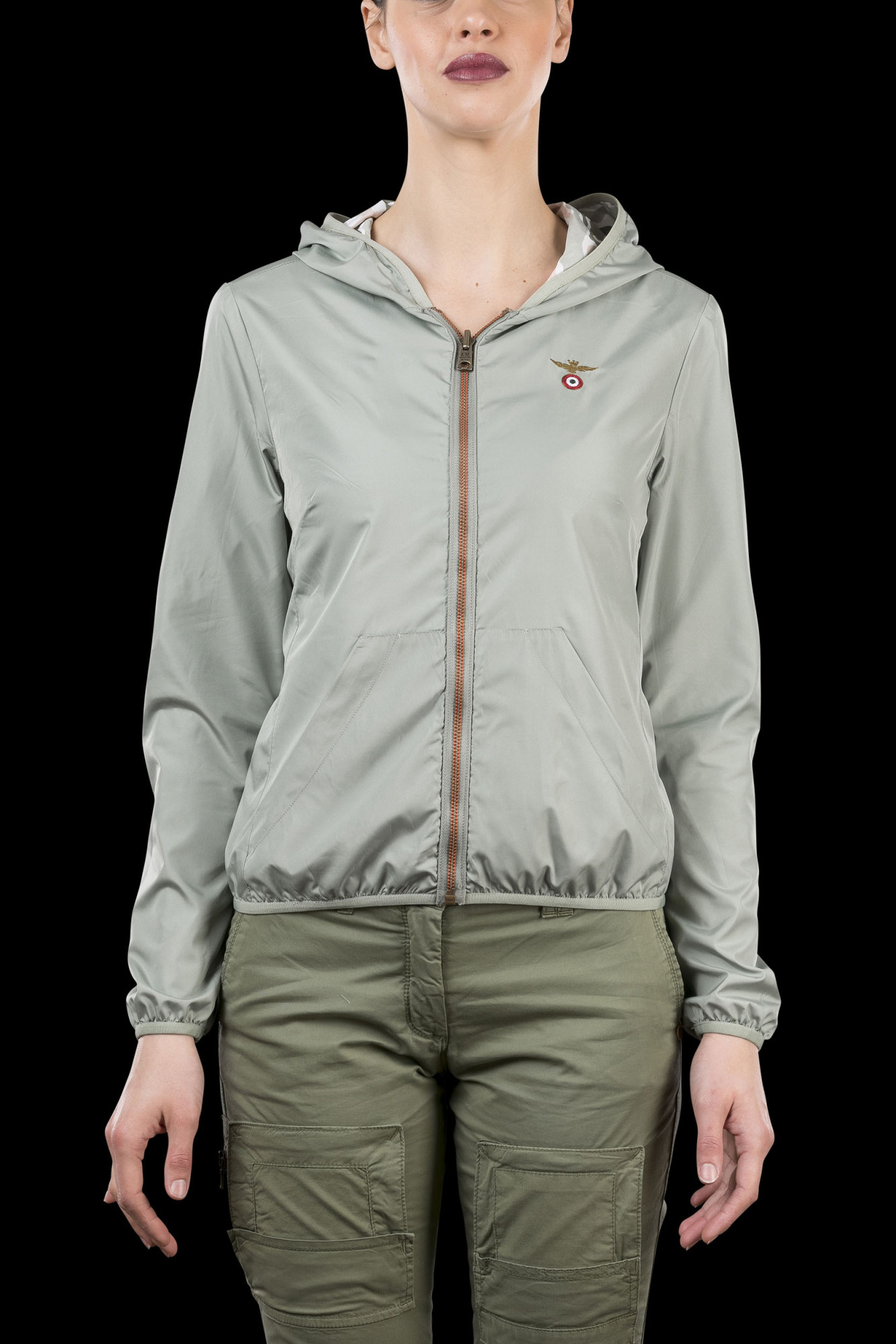 detail Bunda k-way reversibile 181AB1637DCT2256