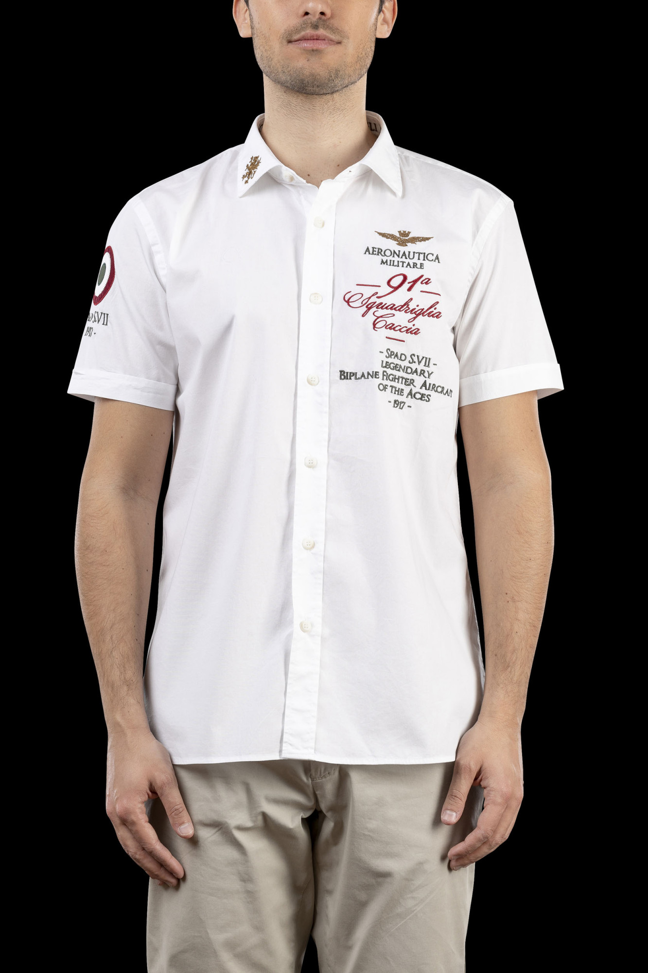 detail Košile camicia m.c. 181CA1034CT2238