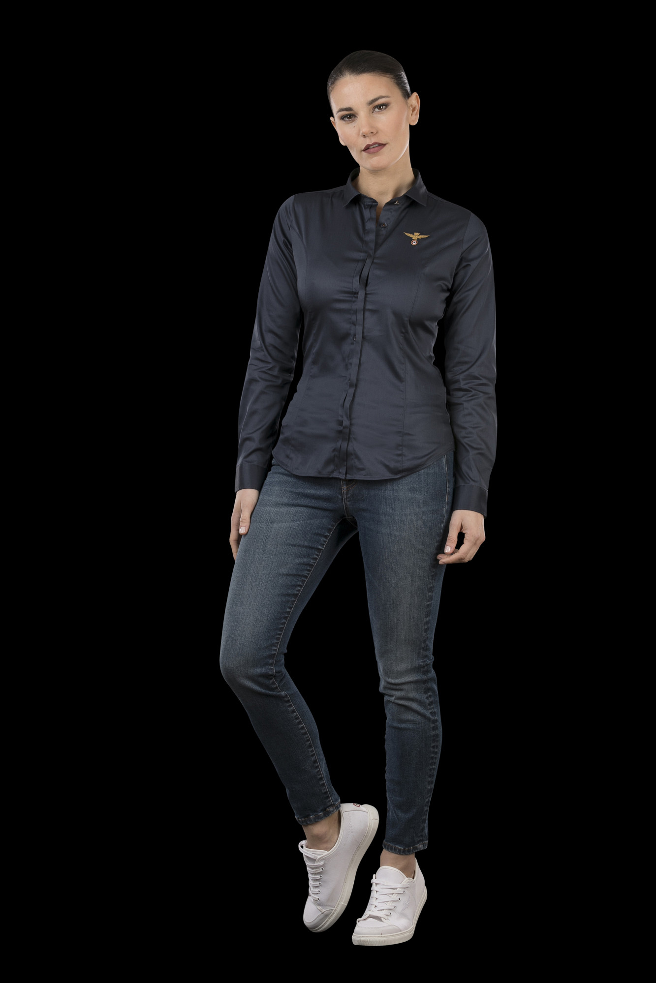 detail Kalhoty jeans slim fit 181PJ169DCT2273
