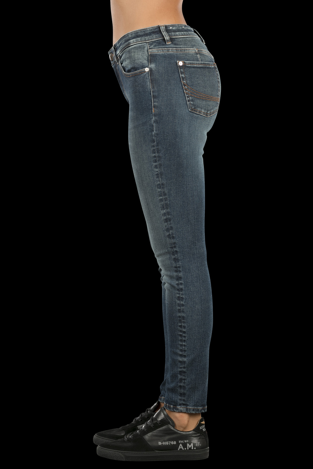 detail Kalhoty jeans slim fit 181PJ169DCT2273