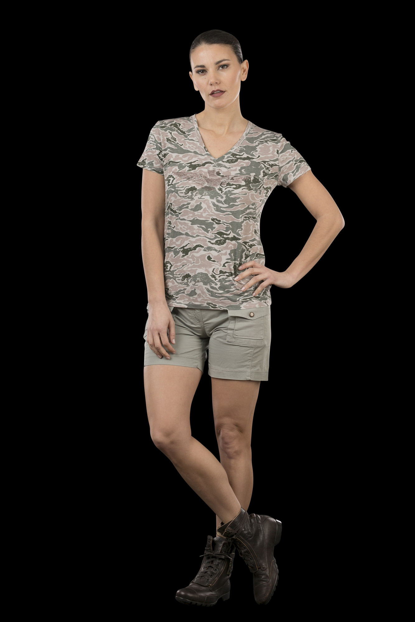 detail Tričko t-shirt m.c. 181TS1490DJ414