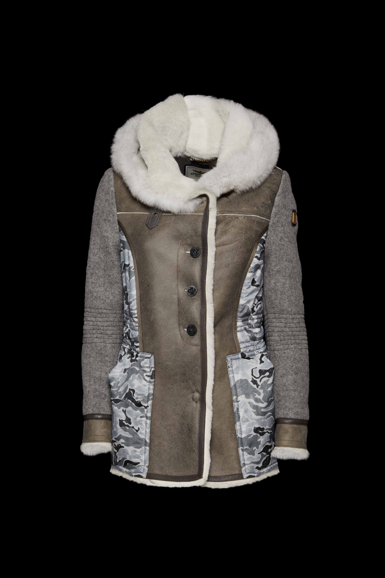 detail Bunda giaccone c cappuccio 182AZ141DCT2369