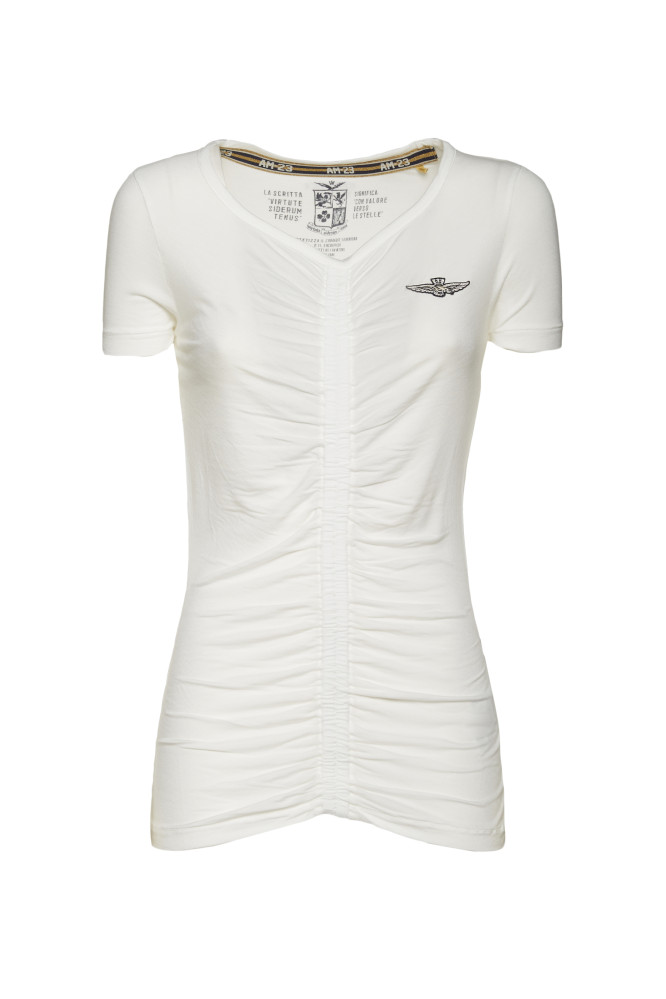 Tričko t-shirt con arriccio 201TS1739DJ482