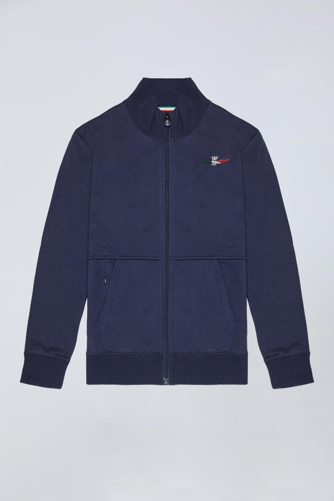 Mikina felpa full zip 251FE0037AJRF591