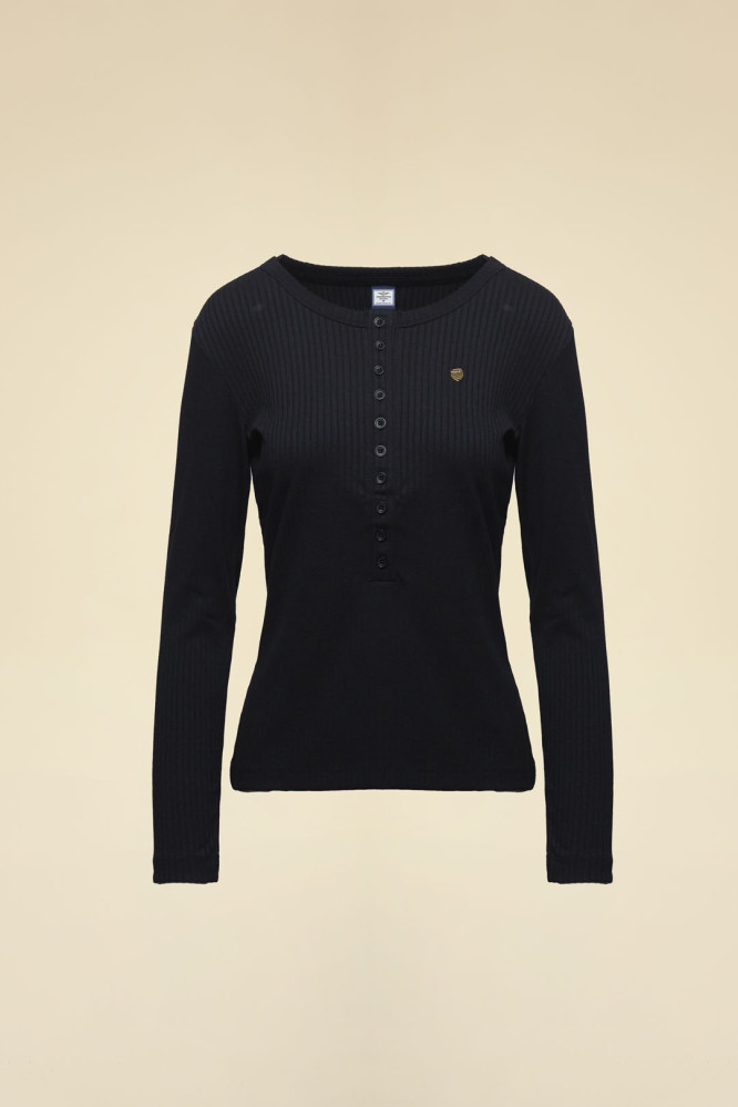 Tričko serafino con manica lunga 252TS2452DJ00702