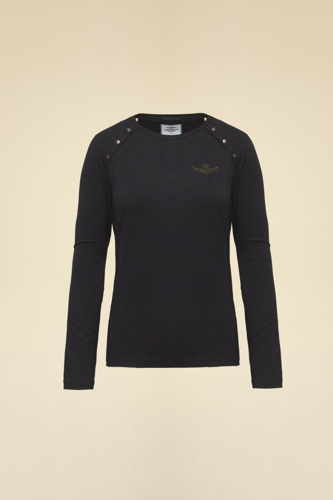 Tričko t-shirt manica lunga 252TS2457DJ00656